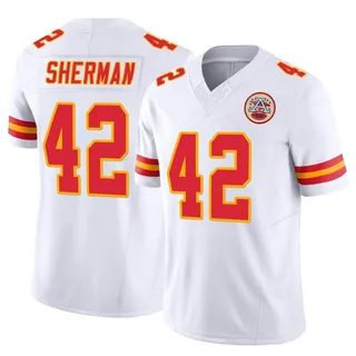 Anthony Sherman Red Backer - #42 Football Kansas City Chiefs Long Sleeve T- Shirt Size 40/M