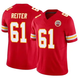 Austin Reiter Kansas City Chiefs Men's Black Name & Number Logo Long Sleeve  T-Shirt 