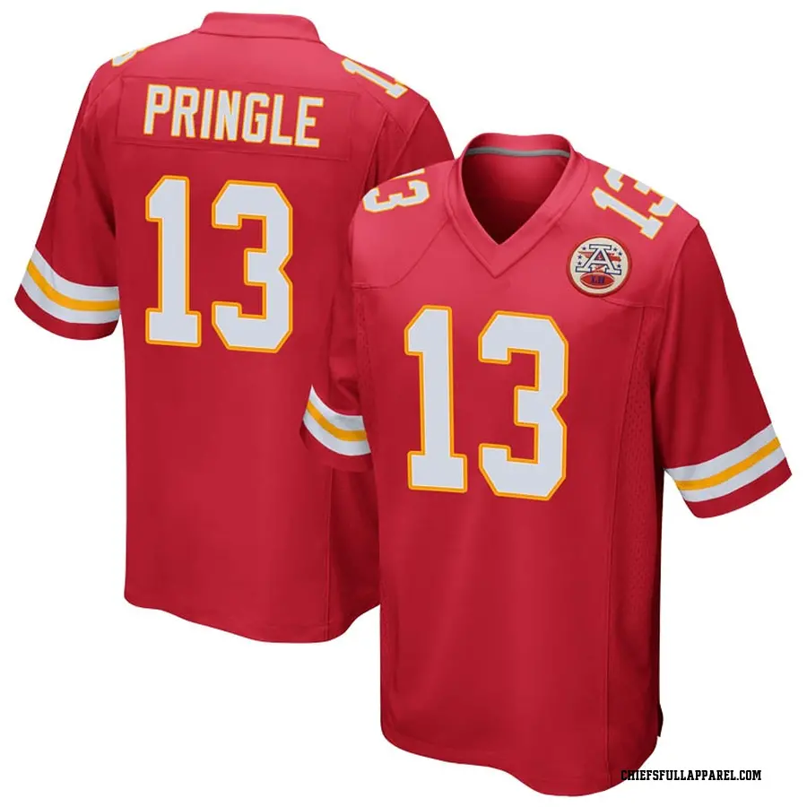 Byron Pringle Kansas City Chiefs Men's Game Team Color Nike Jersey - Red