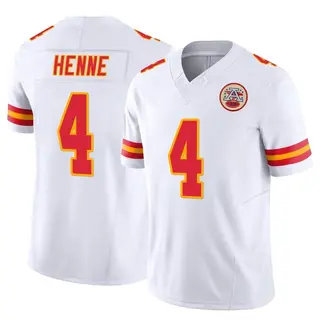 Limited Youth Chad Henne Red Jersey - #4 Football Kansas City