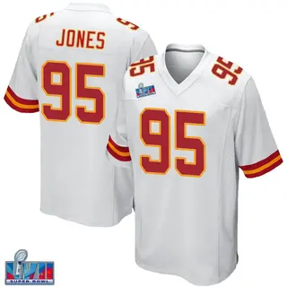 Top-selling Item] Chris Jones 95 Kansas City Chiefs Super Bowl LVII Game 3D  Unisex Jersey - Youth Red