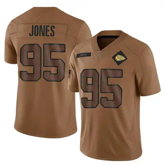 Kansas City Chiefs Nike Game Road Jersey - White - Chris Jones - Mens