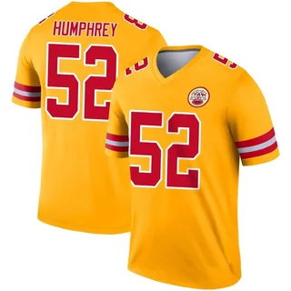 Creed Humphrey Kansas City Chiefs Nike Game Player Jersey Men's 2023  NFL New #52