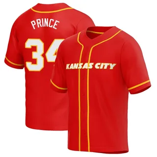 Deneric Prince Men's Nike Red Kansas City Chiefs Vapor Untouchable Custom Elite Jersey