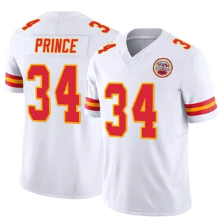 Deneric Prince Men's Nike Red Kansas City Chiefs Vapor Untouchable Custom Elite Jersey