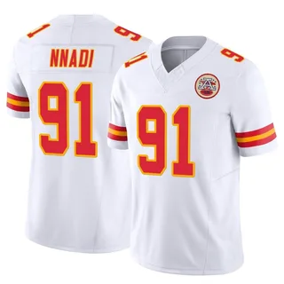 Men's Nike Derrick Nnadi Red Kansas City Chiefs Game Jersey