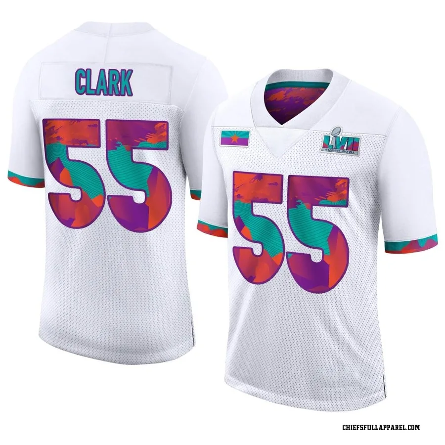 Frank Clark 55 Kansas City Chiefs Black Reflective Limited Jersey