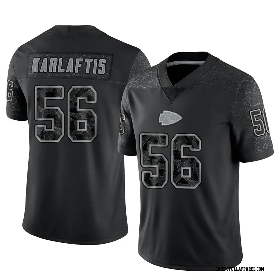 Men's Nike Travis Kelce Black Kansas City Chiefs RFLCTV Limited Jersey