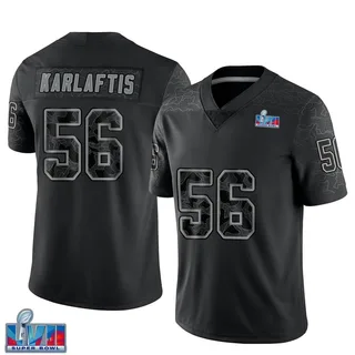 George Karlaftis 56 Kansas City Chiefs Super Bowl LVII Champions 3 Stars  Women Game Jersey - White - Bluefink