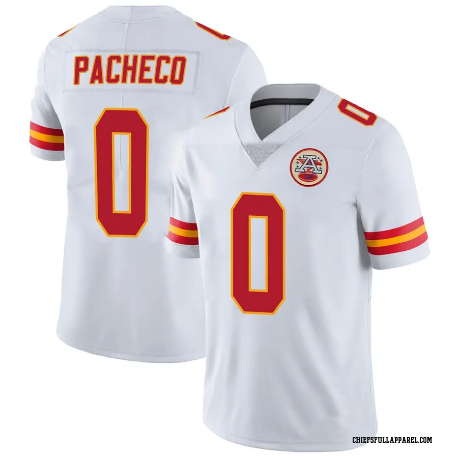 Isaih Pacheco Kansas City Chiefs Men's Limited Vapor Untouchable Nike Jersey  - White