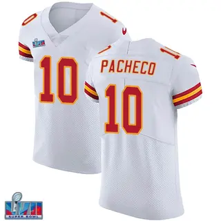 Isiah Pacheco 10 Kansas City Chiefs Super Bowl LVII Champions 3 Stars Youth  Game Jersey - White - Bluefink