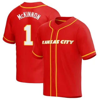 Men's Nike Jerick McKinnon Red Kansas City Chiefs Game Player Jersey