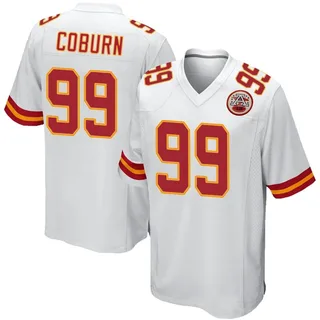 Chase Cota Men's Nike White Kansas City Chiefs Custom Game Jersey