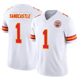 Leon Sandcastle Kansas City Chiefs Men's Green St. Patrick's Day Name &  Number T-Shirt