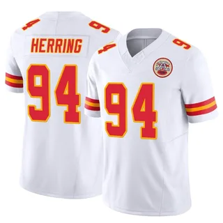 Women's Nike Malik Herring Red Kansas City Chiefs Team Game Player Jersey