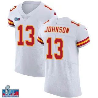 Men's Nike Nazeeh Johnson Red Kansas City Chiefs Game Player Jersey Size: 4XL