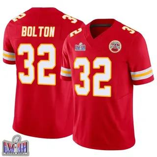 Nick Bolton Kansas City Chiefs Super Bowl LVIII Men's Nike NFL Game Jersey.