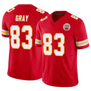 Nike Kansas City Chiefs Super Bowl LVII Jersey #87 Kielce Gray