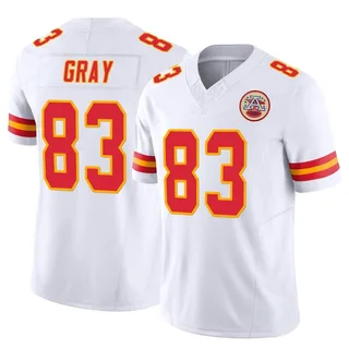 Noah Gray 83 Kansas City Chiefs Super Bowl LVII Champions Men Game Jersey -  Red - Bluefink