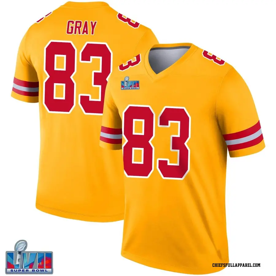 Noah Gray Kansas City Chiefs Youth Legend Inverted Super Bowl LVII