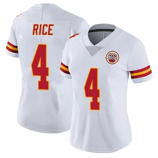 Rashee Rice Men's Nike White Kansas City Chiefs Custom Game Jersey Size: Extra Large