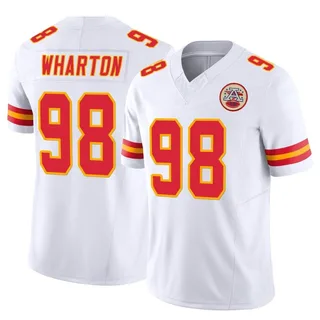 Tershawn Wharton Men's Nike Red Kansas City Chiefs Custom Game Jersey