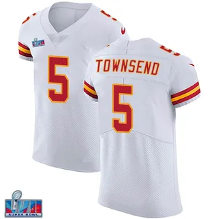 Men's Nike Tommy Townsend Red Kansas City Chiefs Game Jersey Size: 4XL