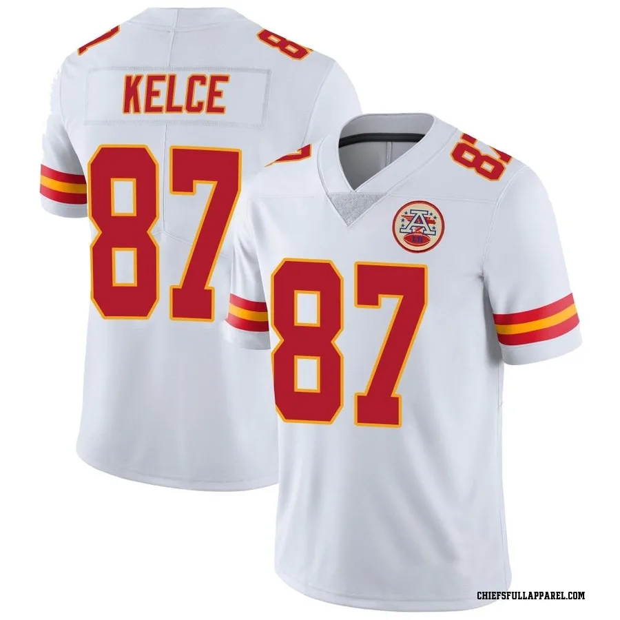 Limited Youth Travis Kelce Black Jersey - #87 Football Kansas City Chiefs  Rush Vapor Untouchable Size S(10-12)