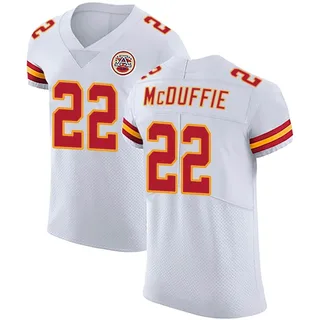 Trent McDuffie 21 Kansas City Chiefs Super Bowl LVII Champions Men Game  Jersey - White - Bluefink