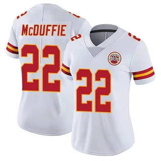 Trent McDuffie 21 Kansas City Chiefs Super Bowl LVII Game Jersey - Women  White - Bluefink