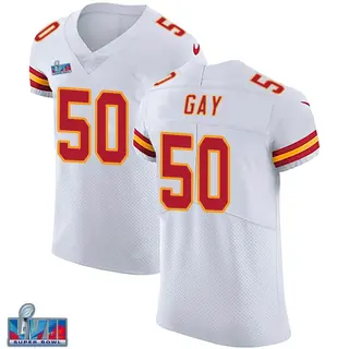 Willie Gay 50 Kansas City Chiefs Super Bowl LVII Champions Youth Game  Jersey - White - Bluefink