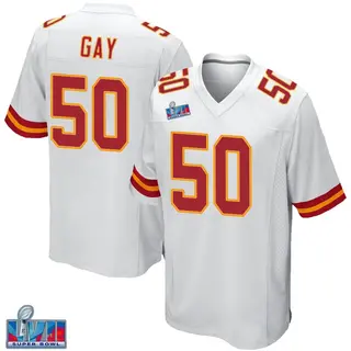 Willie Gay 50 Kansas City Chiefs Super Bowl LVII Champions Youth Game Jersey  - Red - Bluefink